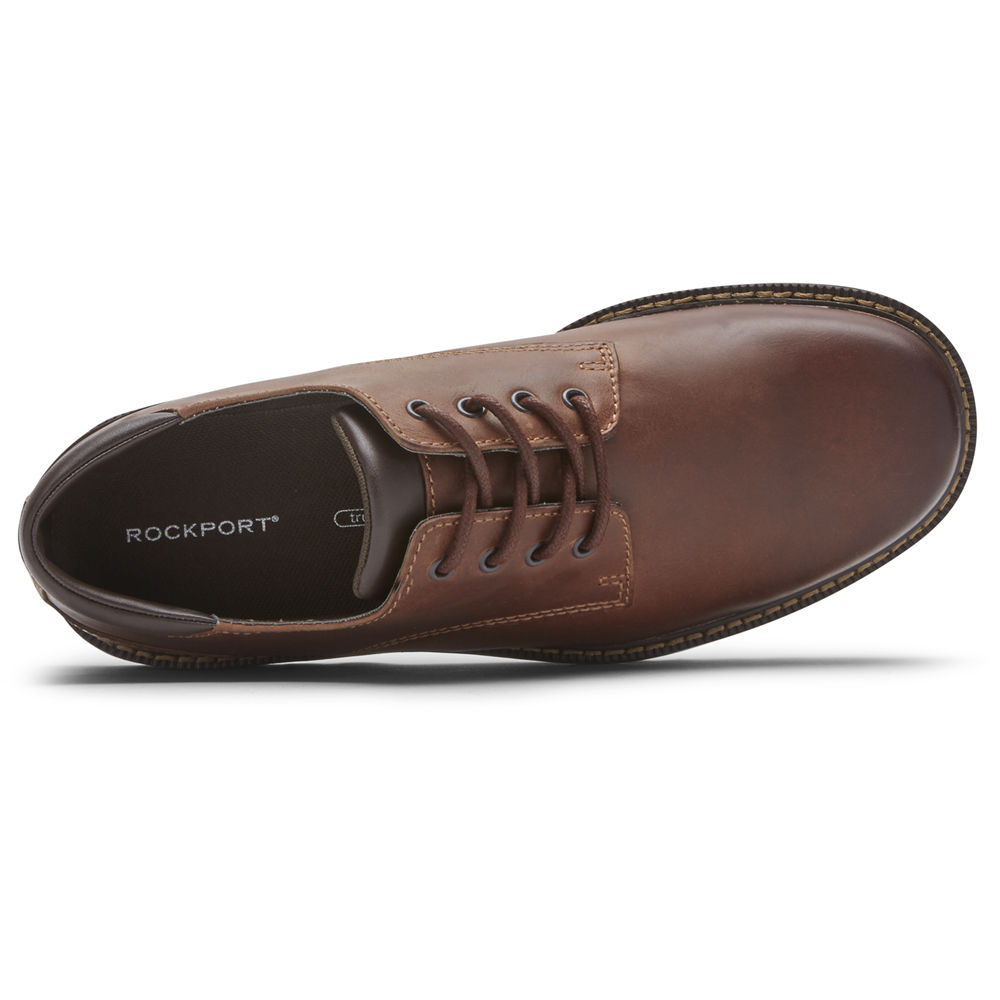 Rockport Singapore Mens Oxfords - Northfield Waterproof Brown - BW7321860